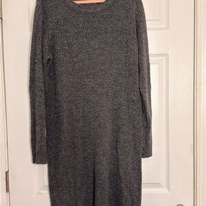 Brave Soul Charcoal Long Sleeve Dress